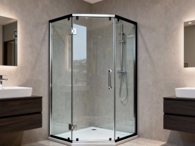 jasa pembuatan dan pemasangan shower box kaca tempered 1